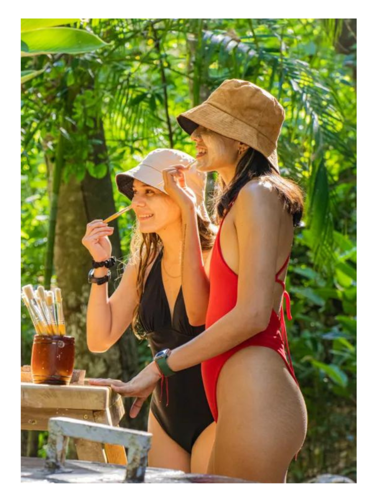 a woman talking on a cell phone