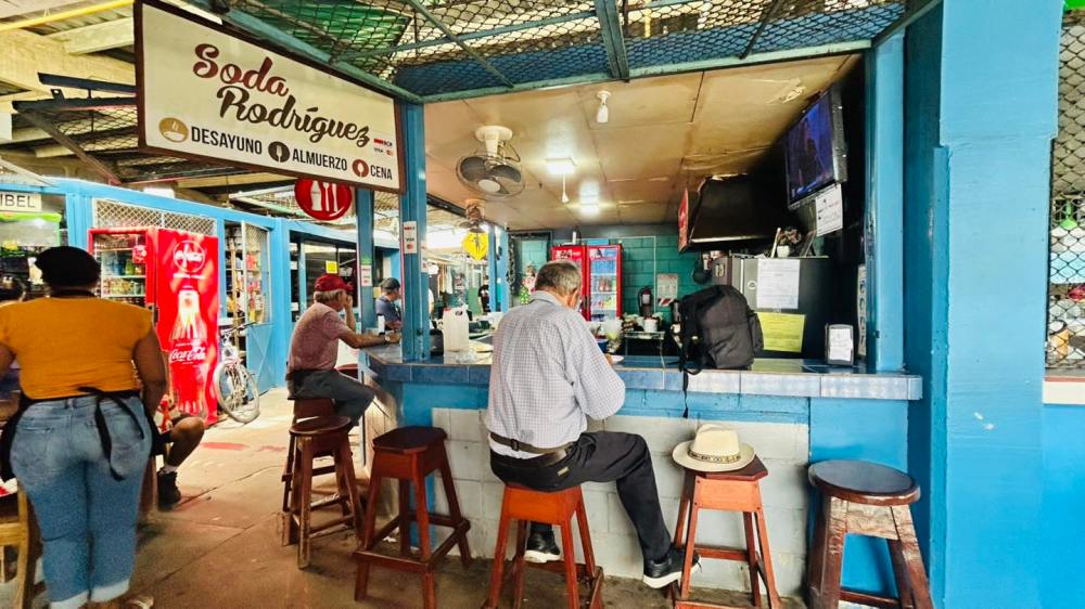 Liberia city market and colonial architecture Guanacaste